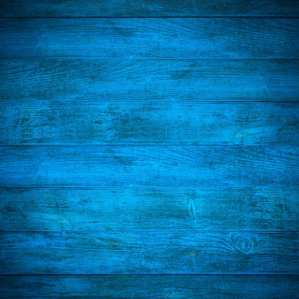 Blue wooden background — Stock Photo, Image