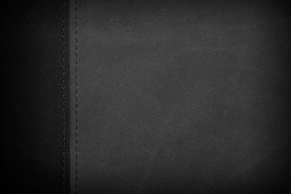 Black and white leather background — Stock Photo, Image