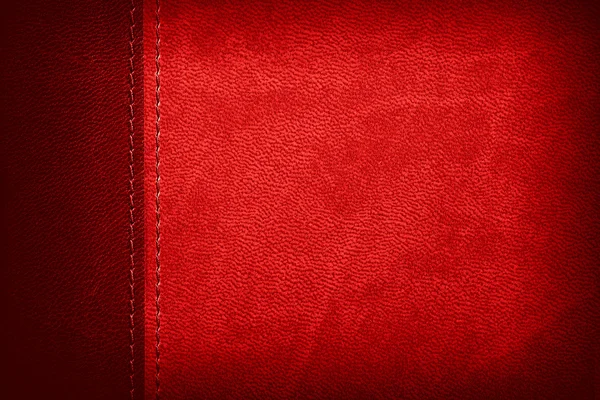 Red leather background — Stock Photo, Image