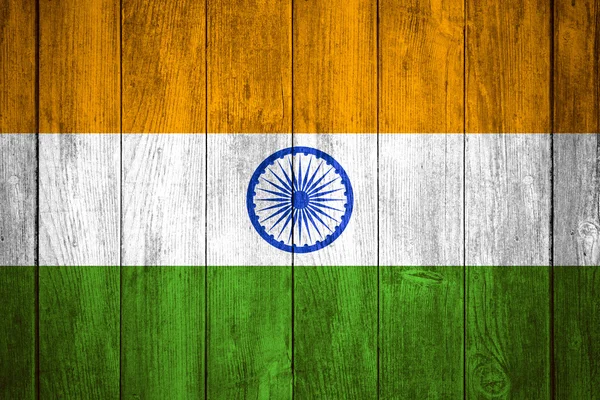 Indien flagga — Stockfoto