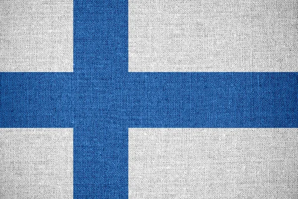 Flagge Finnlands — Stockfoto