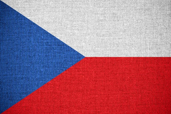 Vlag van de Tsjechische Republiek — Stockfoto