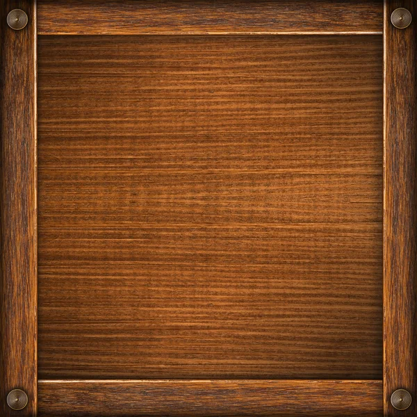 Brown wooden background — Stock Photo, Image