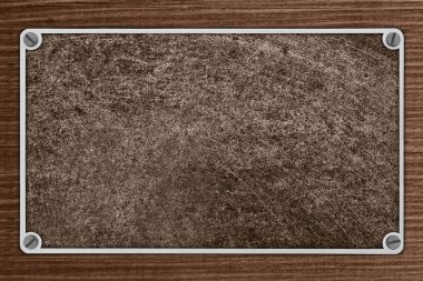 kahverengi metal zemin