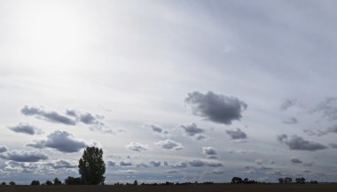 Bulutlu güzel gökyüzü