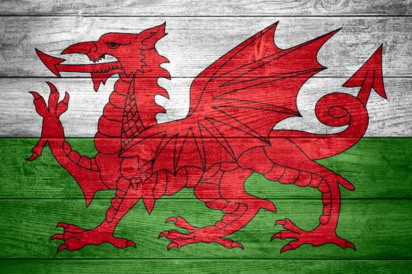 Vlag van wales — Stockfoto