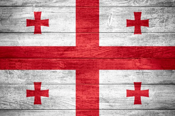 Bandeira de Georgia — Fotografia de Stock