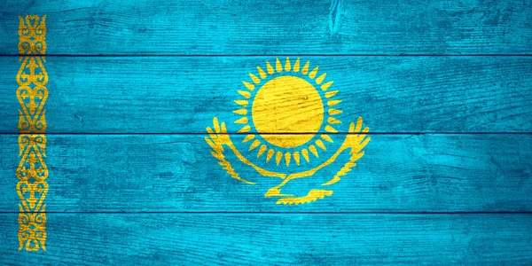 Bandeira do Cazaquistão — Fotografia de Stock
