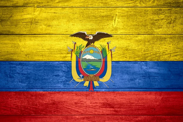 Vlag van ecuador — Stockfoto