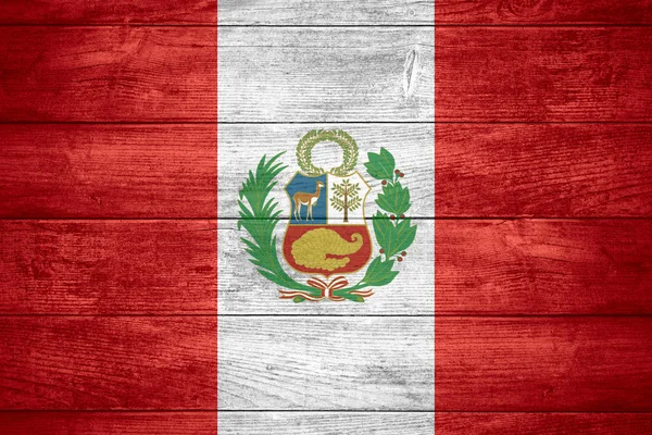Bandera del Perú — Foto de Stock