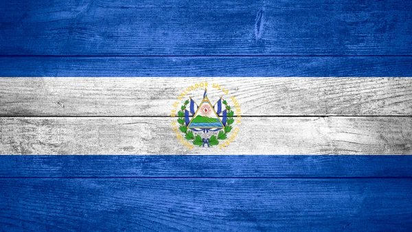 Flagge El Salvadors — Stockfoto