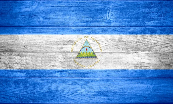 Flagga nicaragua — Stockfoto