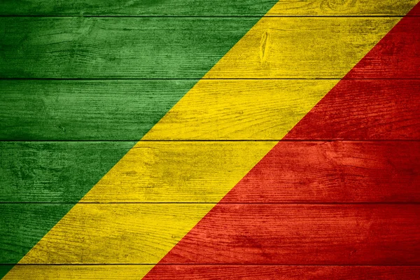 Bandeira do Congo — Fotografia de Stock