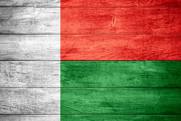 Bandeira de Madagascar — Fotografia de Stock