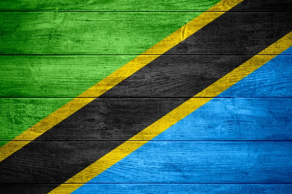 Bandera de tanzania —  Fotos de Stock