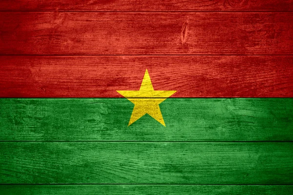 Bendera Burkina Faso — Stok Foto