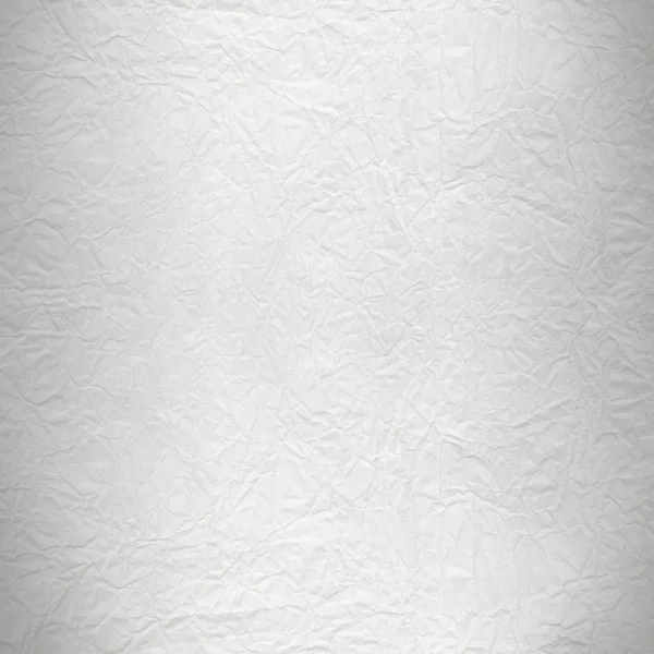 Vrásčitá bílý list papíru — Stock fotografie