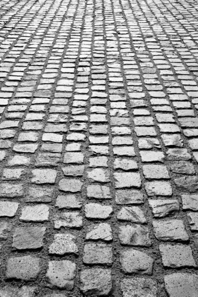 Pavimento de paralelepípedos ou textura de pavimento de pedra — Fotografia de Stock