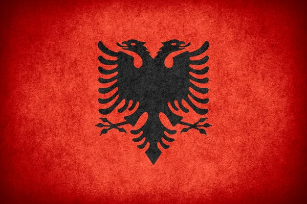 Flagge Albaniens — Stockfoto