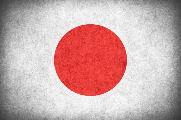 Flagge Japans — Stockfoto