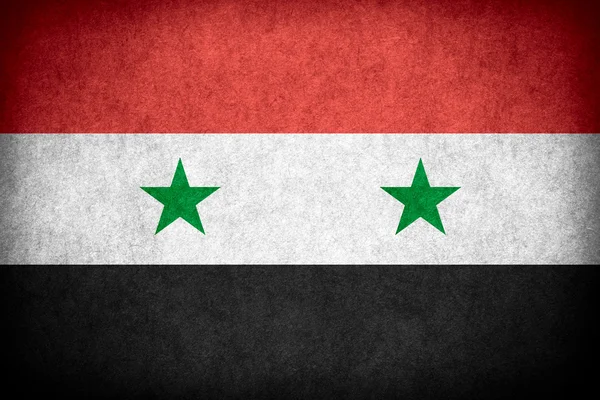 Syrská vlajka — Stock fotografie