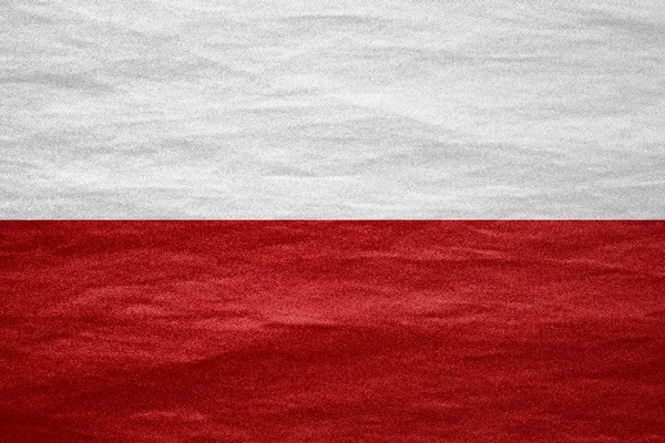 Bandeira de poland — Fotografia de Stock