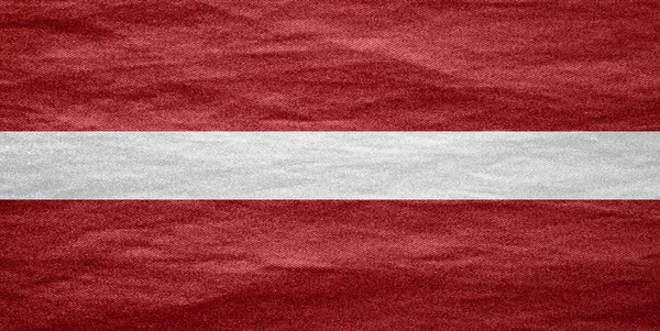 Flagge von Lettland — Stockfoto