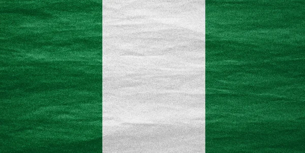 Прапор Нігерії — стокове фото