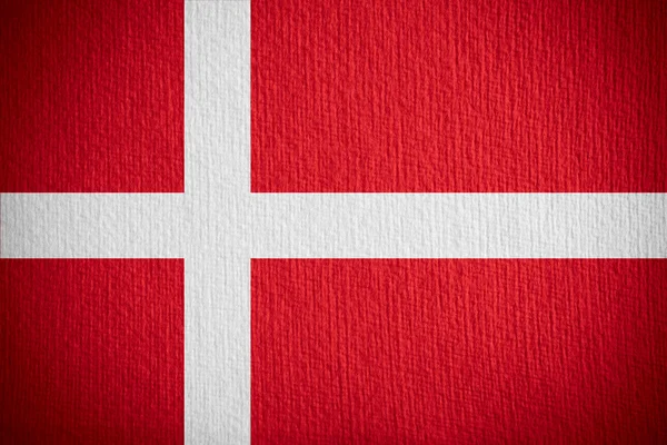 Vlag van Denemarken — Stockfoto