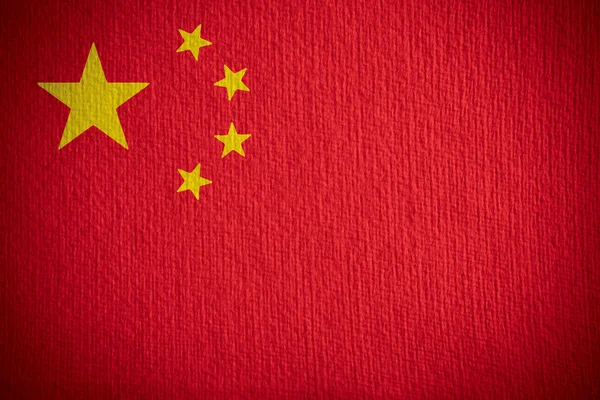 Flagge von China — Stockfoto