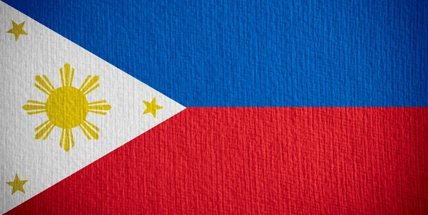 Vlajka Filipíny — Stock fotografie