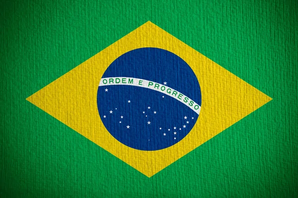 Flagge Brasiliens — Stockfoto