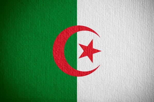 Flagge von Algerien — Stockfoto