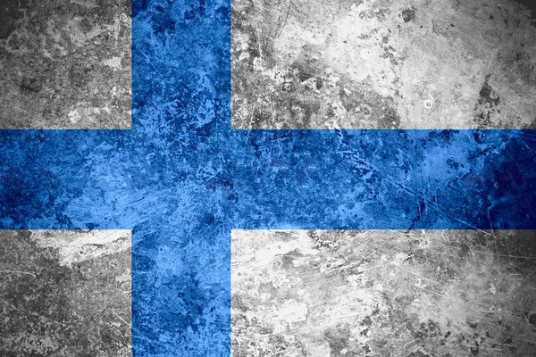 Vlag van finland — Stockfoto