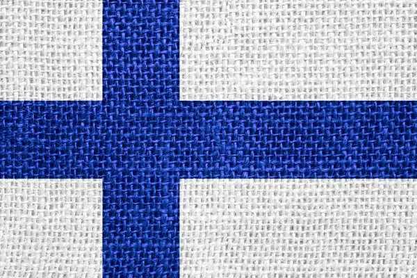Bandiera della Finlandia — Foto Stock