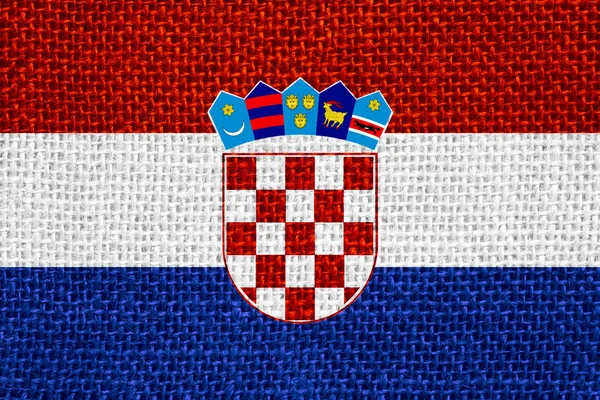 Vlajka Chorvatska — Stock fotografie