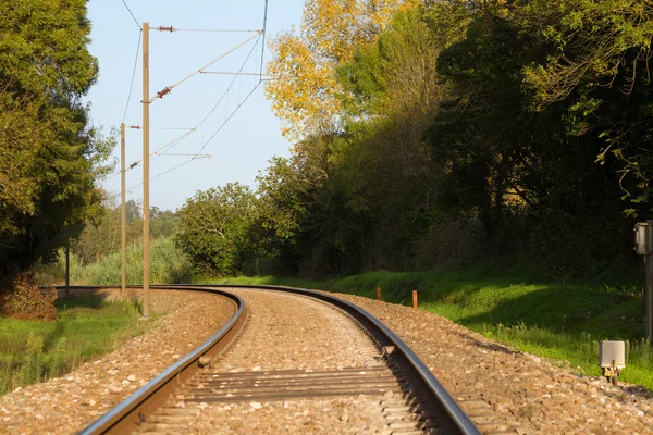 Jalur kereta api — Stok Foto
