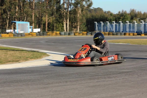 Gara di go kart — Foto Stock