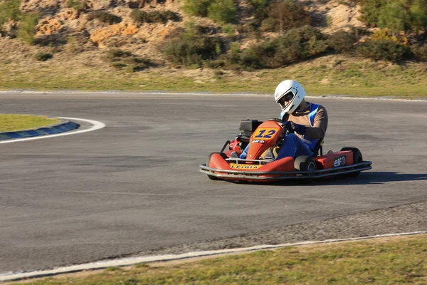 Gara di go kart — Foto Stock