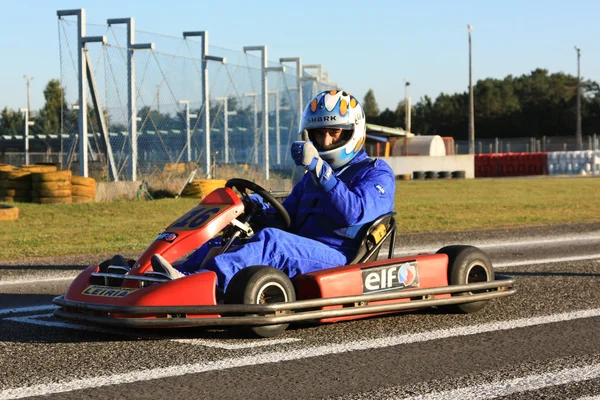 Go Karts corrida — Fotografia de Stock