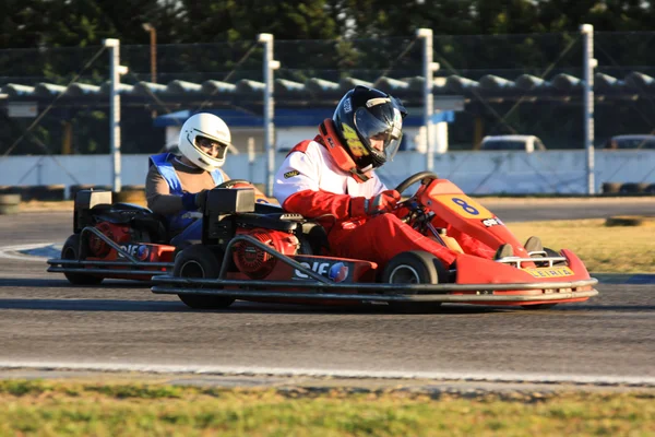 Go Karts corrida — Fotografia de Stock