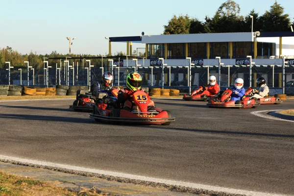 Go Karts corrida — Fotografia de Stock