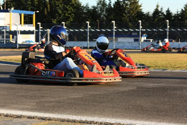 Menj gokart verseny — Stock Fotó