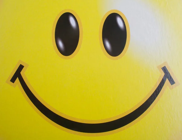 Background with a yellow smiley face