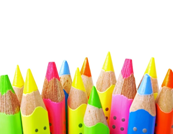 Crayons de couleur gros plan — Photo