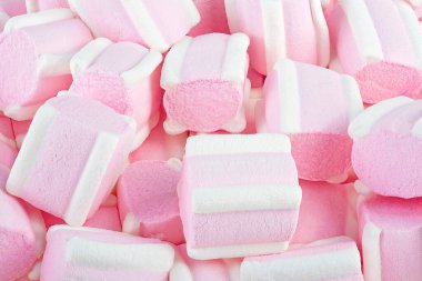 Çok renkli tatlı marşmelov dokusu. Arkaplan için şekerlemeler.