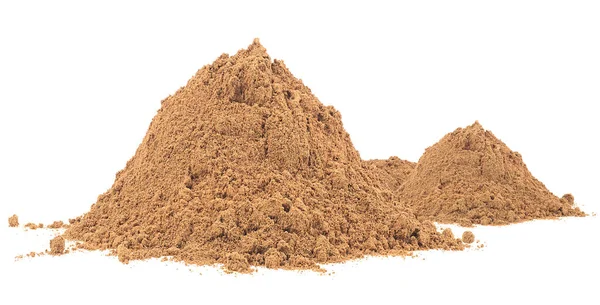 Powder Ceylon Cinnamon Isolated White Background —  Fotos de Stock