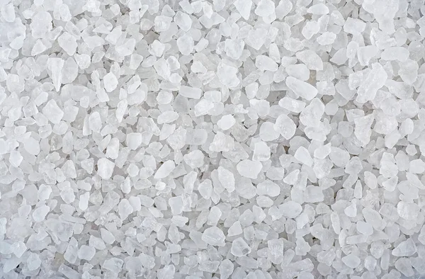 Sea Salt Crystals Background White Marine Rock Salt — Stockfoto