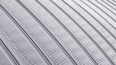 modern biçim eğrisi metal levha çatı kiremitleri arka planı