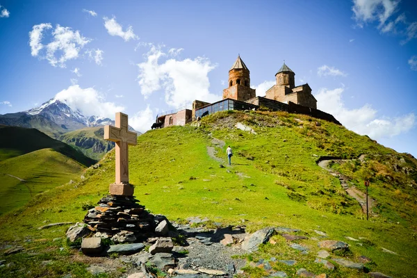 Tempio sulla montagna — Foto Stock